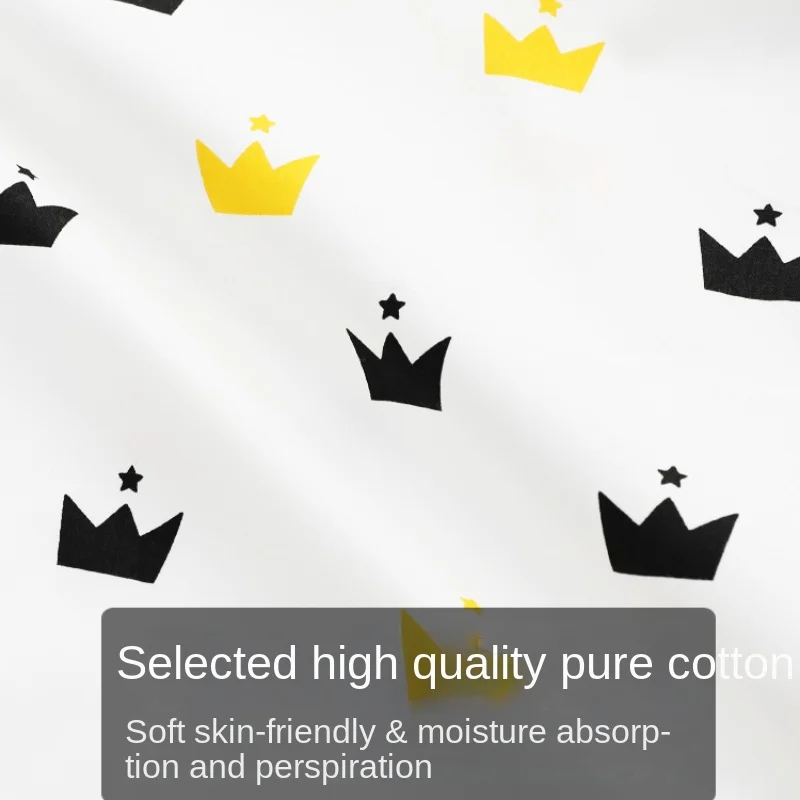 القطن الخالص المطبوعة النسيج ا - مراجعة Baby Clothing Organic وسعره