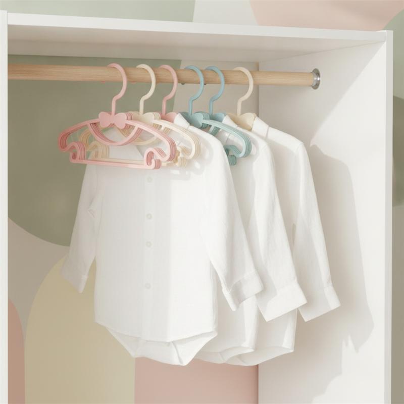 مجموعة من 12 قطعة من شماعات مل - مراجعة Baby Clothing Hanging Rack وسعره